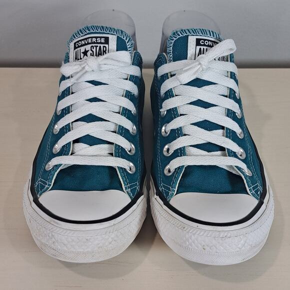 Converse All Star Chuck Taylor Low Top Blue Lagoon Shoe Men's 6 Women's 8 - Picture 3 of 11